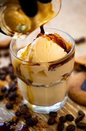 fall coffee flavor, affogato recipe