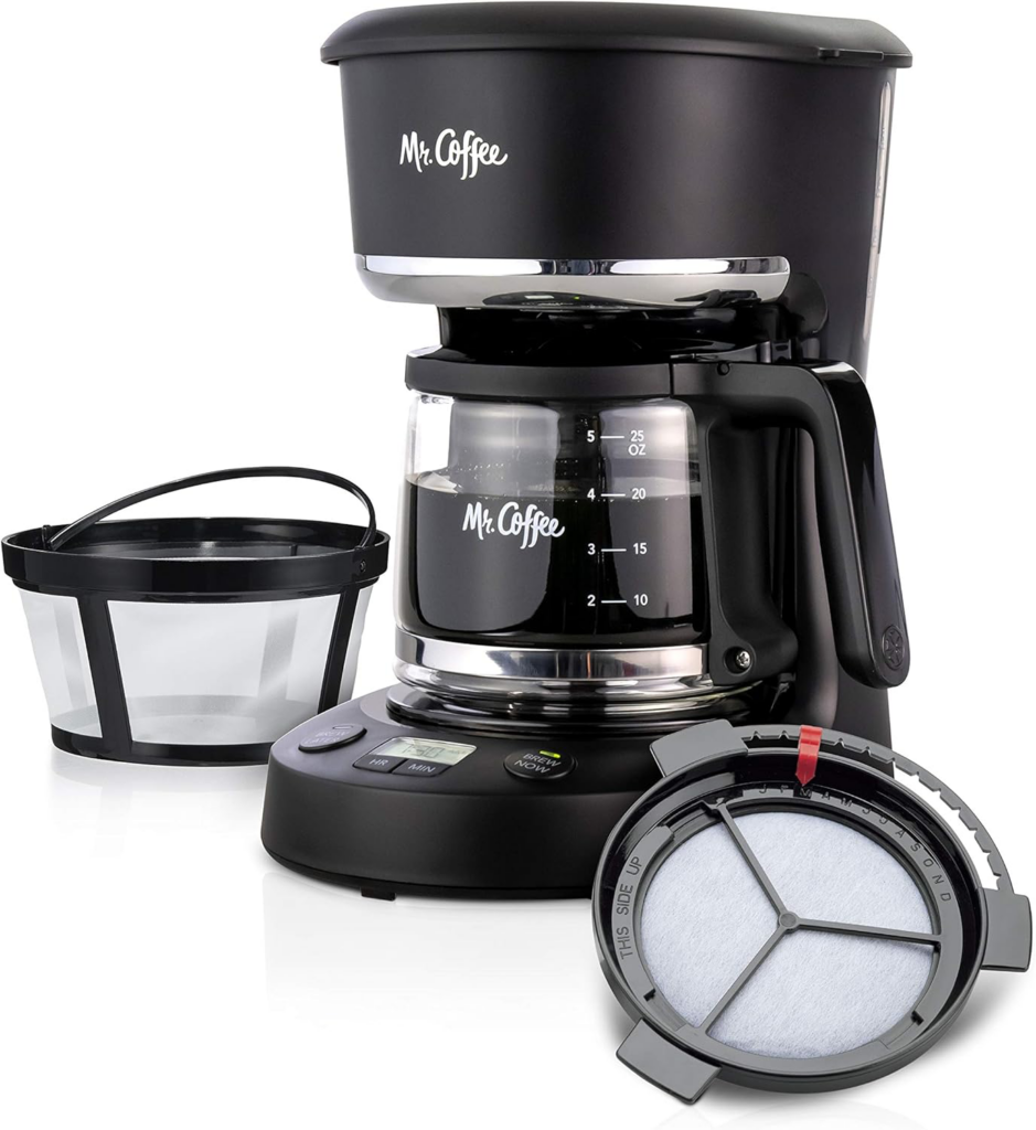 image of Mr. Coffee 5-Cup Programmable Coffee Maker